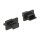 Staubschutz für USB 2.0 Mini-B Buchse mit Griff 10 Stück schwarz