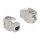 Keystone Modul RJ45 Buchse zu LSA Cat.6A 180° werkzeugfrei Metall