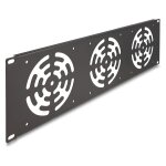 19? Rackblende für 3 Lüfter 120 x 120 mm 3 HE...