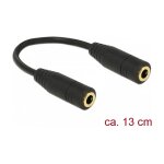 Adapter Audio Klinke 3,5 mm 4 Pin Buchse > Buchse 13 cm