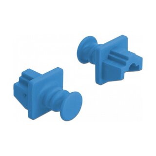 Staubschutz für RJ45 Buchse 10 Stück blau