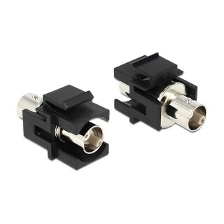 Keystone Modul BNC Buchse > BNC Buchse schwarz