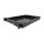 19? Ausziehbare Schublade 1 HE, längenverstellbar bis 280 mm, Tiefe 345 mm, schwarz