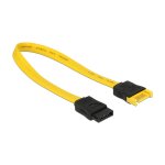 SATA 6 Gb/s Verlängerungskabel 20 cm gelb