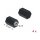 Abstandshalter M2.5, Sechskant, Innen, 10 mm schwarz 4 Stück