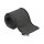 Gewebeschlauch mit Reißverschluss hitzebeständig 1 m x 25 mm schwarz