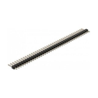 Stiftleiste 40 Pin, Rastermaß 2,54 mm, 1-reihig, gerade, 5 Stück