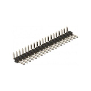 Stiftleiste 20 Pin, Rastermaß 2,54 mm, 1-reihig, gewinkelt, 5 Stück