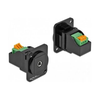 D-Typ Modul 3,5 mm 3 Pin Klinkenbuchse zu Terminalblock
