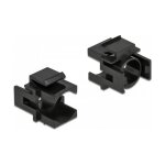 Keystone Abdeckung schwarz mit 12,5 mm...