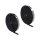 Strapazierfähiges Klettband selbstklebend mit Haft- und Flauschband L 25 m x B 25 mm schwarz