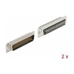 D-Sub HD 50 Pin Stecker Metall, Lötversion, 2...