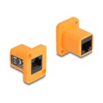 D-Typ Modul RJ45 Buchse zu Buchse orange
