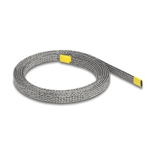 Geflechtschlauch zur EMI Abschirmung dehnbar 2 m x 10 mm