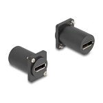 D-Typ Modul DisplayPort Buchse zu Buchse 4K schwarz