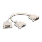 Adapter Y-Kabel Splitter D-Sub 15 Pin Stecker zu 2 x...