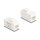 Keystone Modul RJ45 Buchse zu RJ45 Buchse Cat.6A UTP weiß