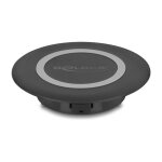 Wireless Charger 15 W für Tischeinbau schwarz