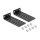 Universelles Rack Montage Set 2 Stück schwarz