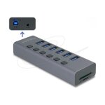 Externer USB 5 Gbps 6 Port Hub mit Schalter und SD /...