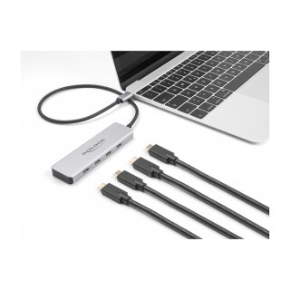 USB 10 Gbps USB Type-C™ Hub mit 4 x USB Type-C™ Buchse mit 35 cm Anschlusskabel