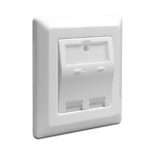 Keystone Anschlussdose 2 Port