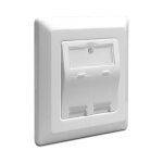 Keystone Anschlussdose 2 Port