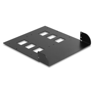Metall Einbaurahmen für 2 x Delock Wechselrahmen 47011 / 47005