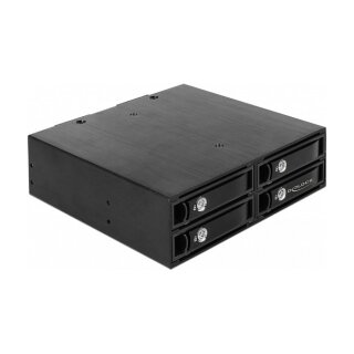 5.25? Wechselrahmen für 4 x 2.5? SATA / SAS HDD / SSD 12 Gb/s