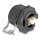 LWL Einbaubuchse LC Duplex zu LC Duplex mit Verschlusskappe Multimode IP68 staub- und wasserdicht