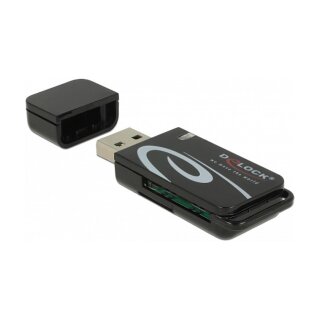 Mini USB 2.0 Card Reader mit SD und Micro SD Slot