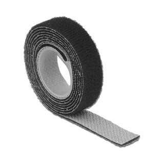 Klettband auf Rolle L 1 m x B 13 mm schwarz