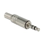 Stereo Klinkenstecker 3,5 mm 3 Pin mit Knickschutz...