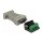 Konverter 1 x Seriell RS-232 DB9 Buchse zu 1 x Seriell RS-422/485 DB9 Stecker mit ESD Schutz 15 kV