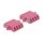 LWL Kupplung LC Quad Buchse zu LC Quad Buchse Multimode 2 Stück violett