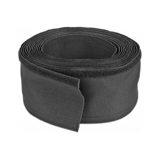 Gewebeschlauch mit Klettverschluss hitzebeständig 5 m x 20 mm schwarz