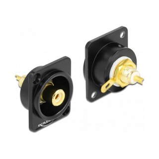 D-Typ Modul Cinch Buchse zu Lötanschluss