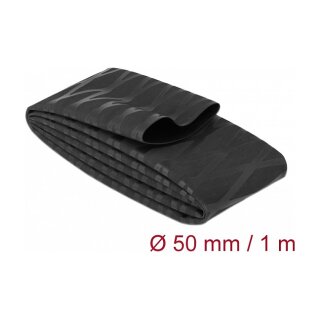 Schrumpfschlauch X-Muster rutschfest 1 m x 50 mm schwarz
