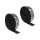 Strapazierfähiges Klettband selbstklebend mit Haft- und Flauschband L 15 m x B 50 mm schwarz