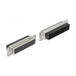 D-Sub HD 50 Pin Crimp Buchse, Metall