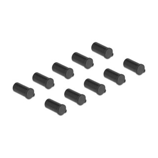 Staubschutz für MC4 - DL4 Buchse 10 Stück schwarz