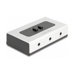 2 zu 1 Umschalter Klinke 3,5 mm 4 Pin manuell bidirektional