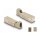 LWL Hybrid Kupplung SC Simplex Stecker zu LC Simplex Buchse beige