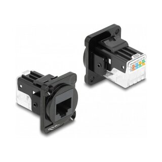 D-Typ Modul RJ45 Cat.6A Buchse zu LSA Buchse