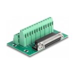 D-Sub 25 Pin Buchse zu Terminalblock für Hutschiene