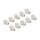 Keystone Modul RJ45 Buchse zu LSA Cat.6A werkzeugfrei weiß Set 10 Stück