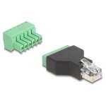 RJ12 Stecker zu Terminalblock Adapter 6 Pin 2-teilig