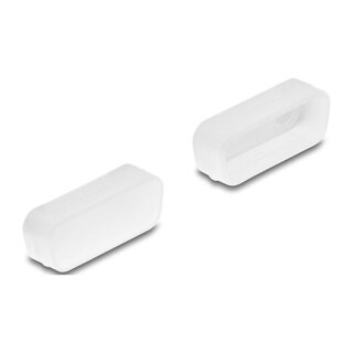 Staubschutz für D-Sub 15 Stecker 2 Stück transparent