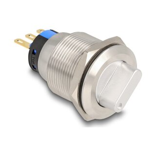 Drehschalter zum Einbau 22 mm 3 x Lötanschluss