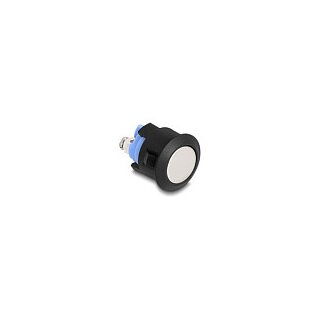 Drucktaster zum Einbau 16 mm 2 x Schraubklemme Taster flach Kunststoff Snap in Montage